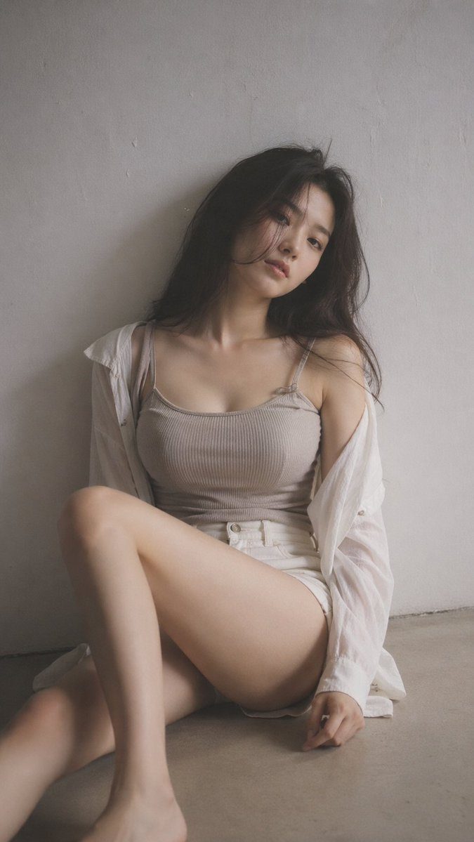 韩系极简氛围感少女写真