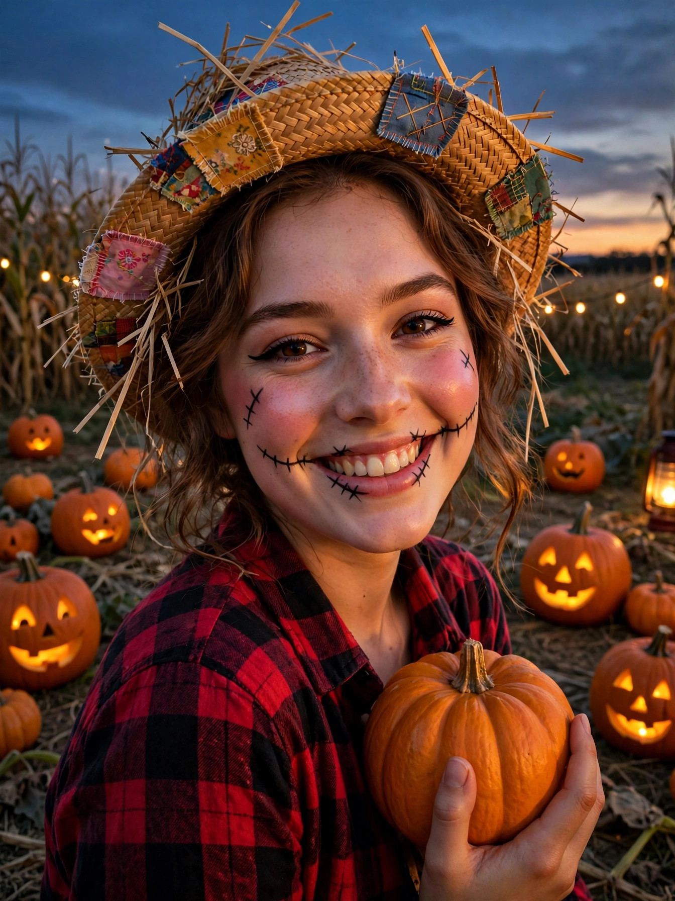 Scarecrow Harvest Portrait