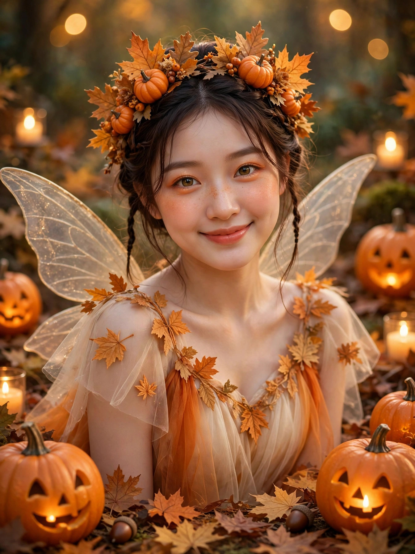 Pumpkin Fairy Dream Portrait