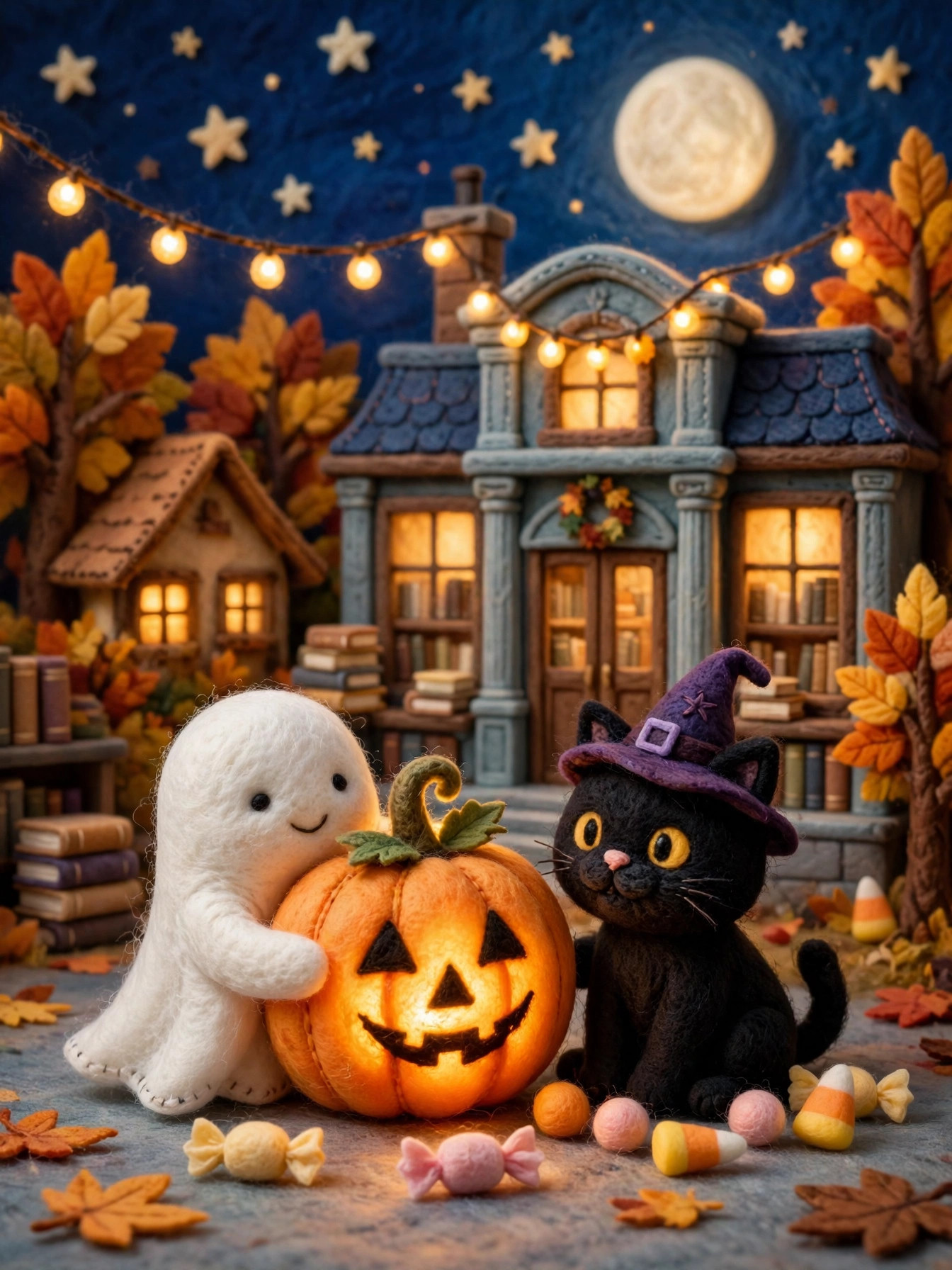 Felt-Cozy Halloween Night